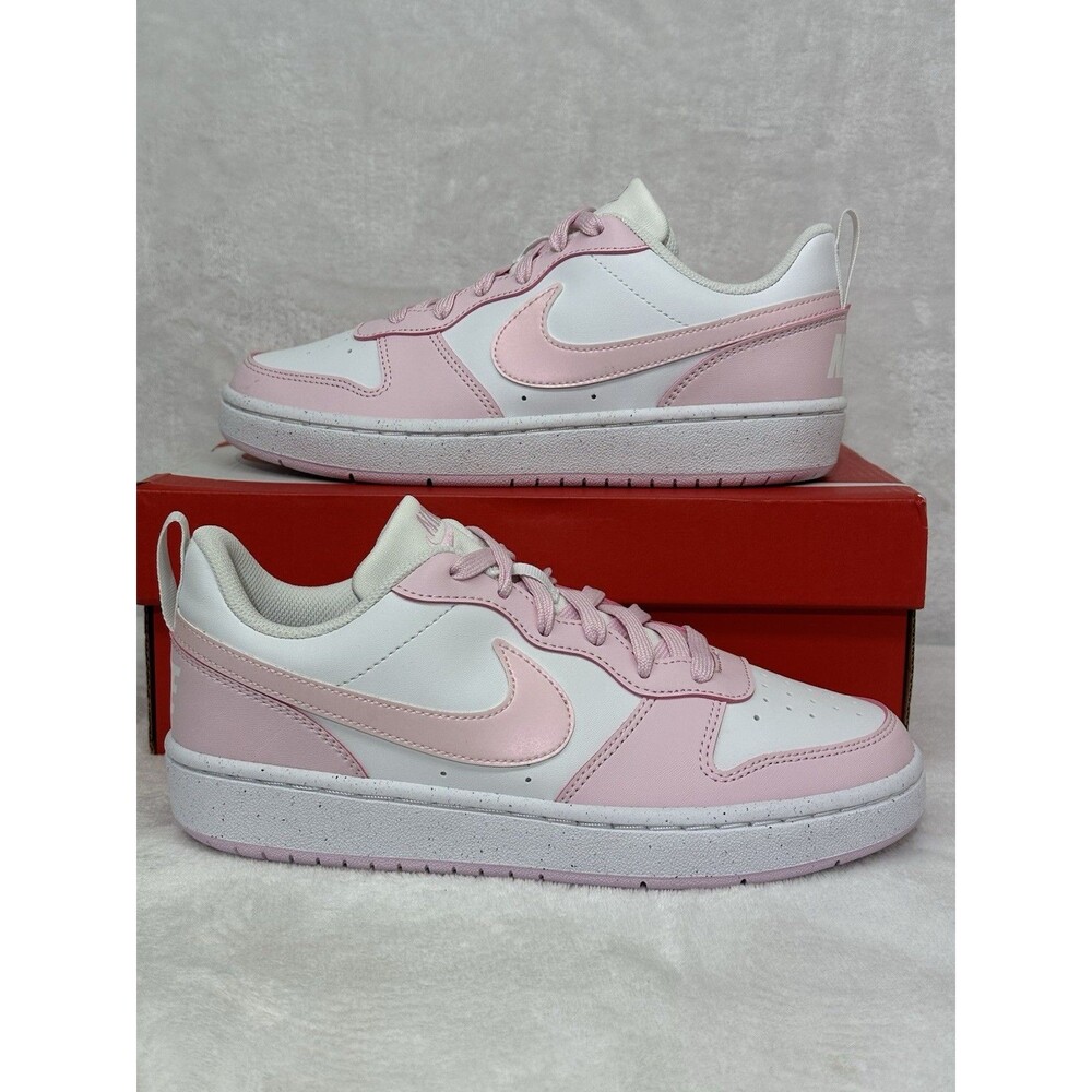 Nike Court Borough Low Recraft GS 5Y White Pink Foam Girls